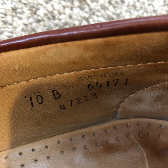 Allen Edmonds Woodstock Men Brown Leather Loafers - Picture 10 of 14